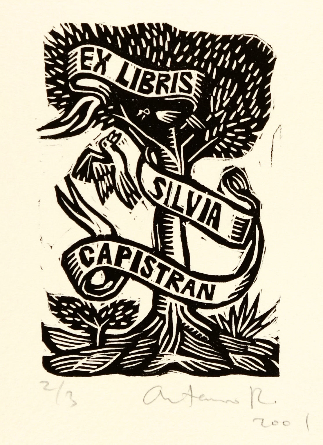 Silvia Capistran (Ex Libris) by Artemio Rodriguez - Davidson Galleries