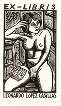 Leonardo López Casillas (Ex Libris) by Artemio Rodriguez - Davidson Galleries