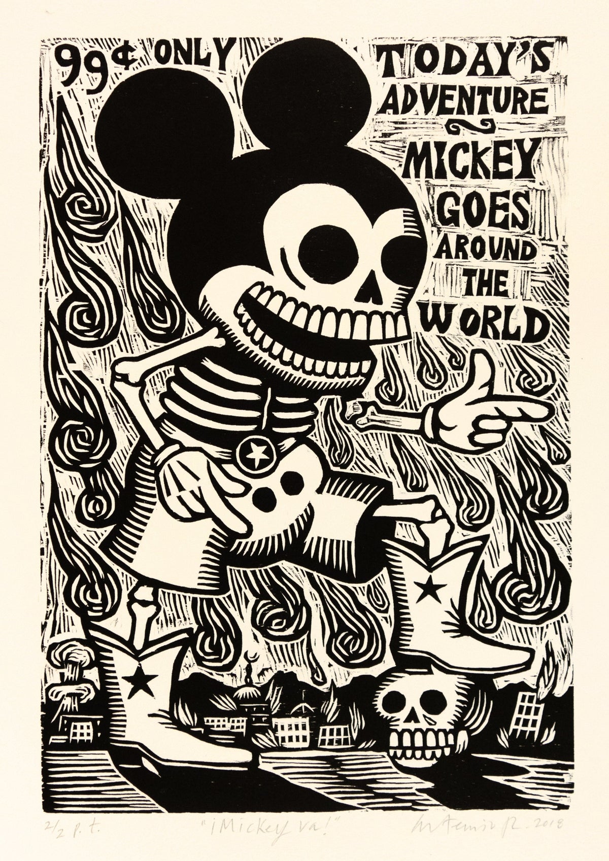¡Mickey va! (Mickey Goes) by Artemio Rodriguez - Davidson Galleries