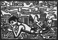 Ex Libris for Samuel Yee Rangel by Artemio Rodriguez - Davidson Galleries