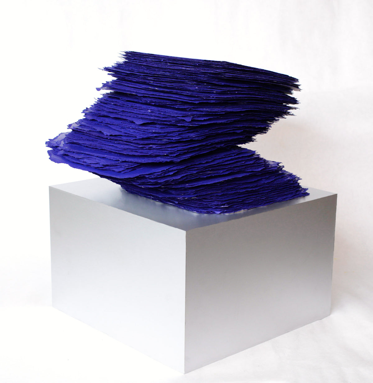 Slab Series, Ultramarine, Cantilevered by Betty Merken - Davidson Galleries