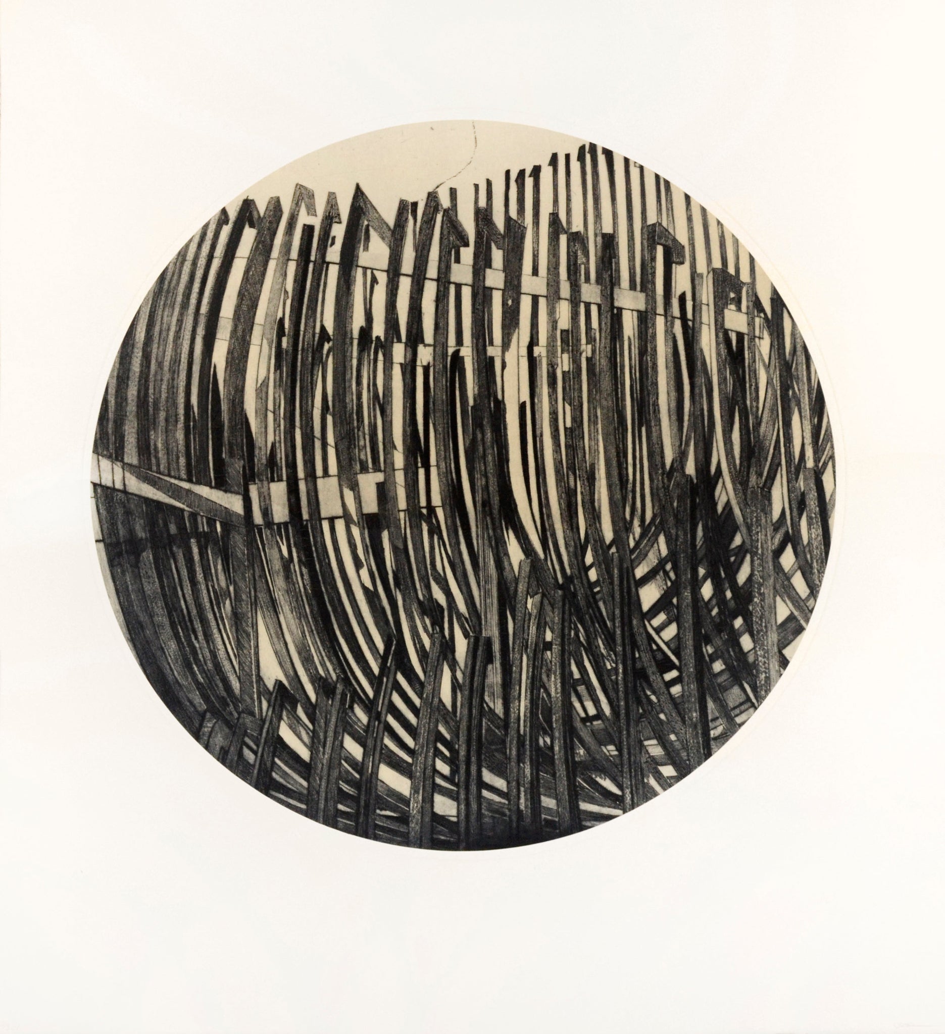 Tondo Worlds Fair 3/3 by Jenny Robinson - Davidson Galleries