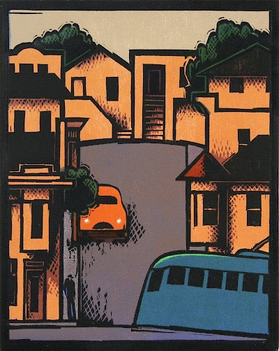 Hill, Streetcar (San Francisco) by Lockwood Dennis - Davidson Galleries