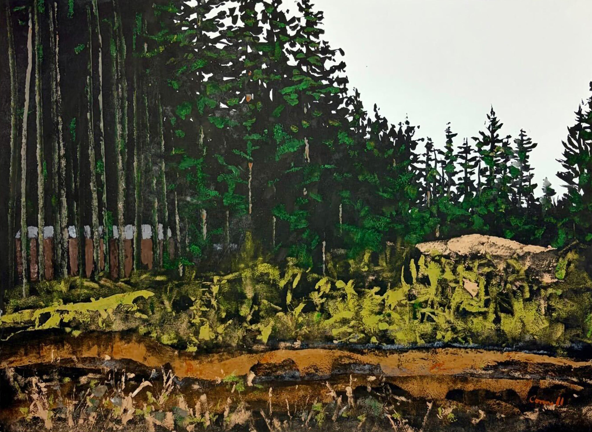 Pole Trees by Robert Connell - Davidson Galleries