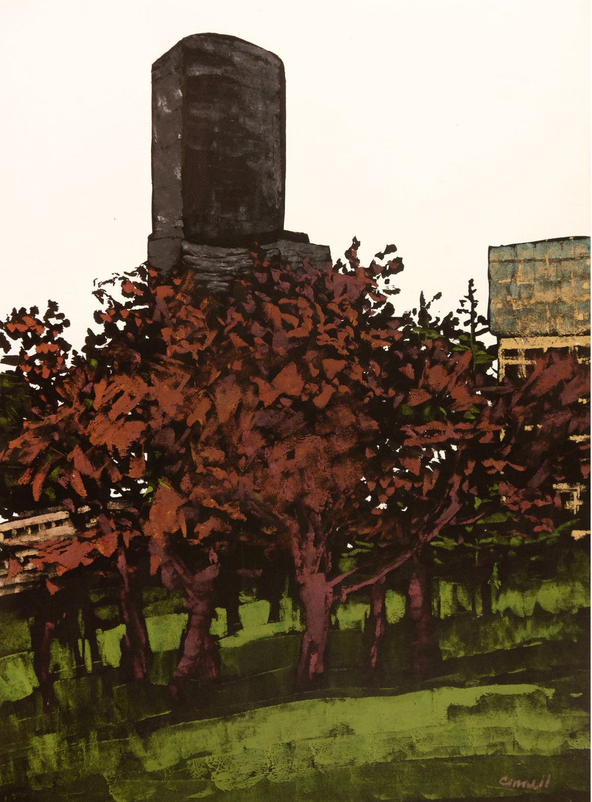 Trees in Bloom by Robert Connell - Davidson Galleries