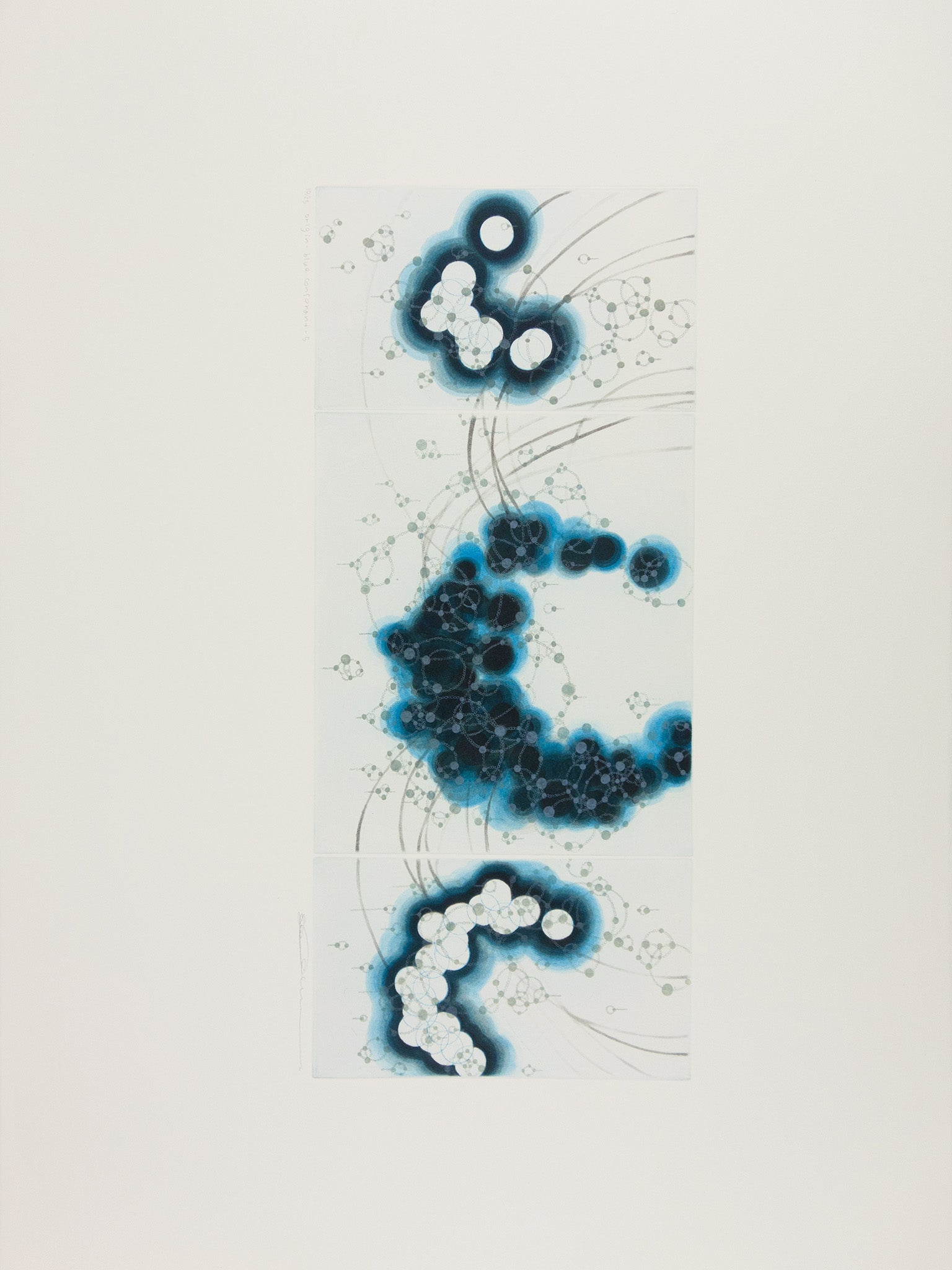 Origin-Blue Consonant-5 by Seiko Tachibana - Davidson Galleries